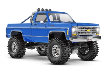 TRX97064-1 TRX-4M CHEVY K10 4X4 LIFTED BLAU 1/18 CRAWLER RTR BRUSHED